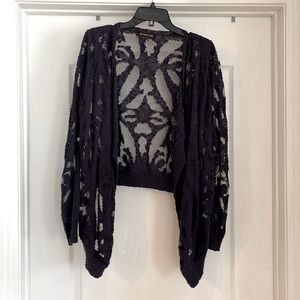 Victoria Karl Navy Blue Cardigan Size M